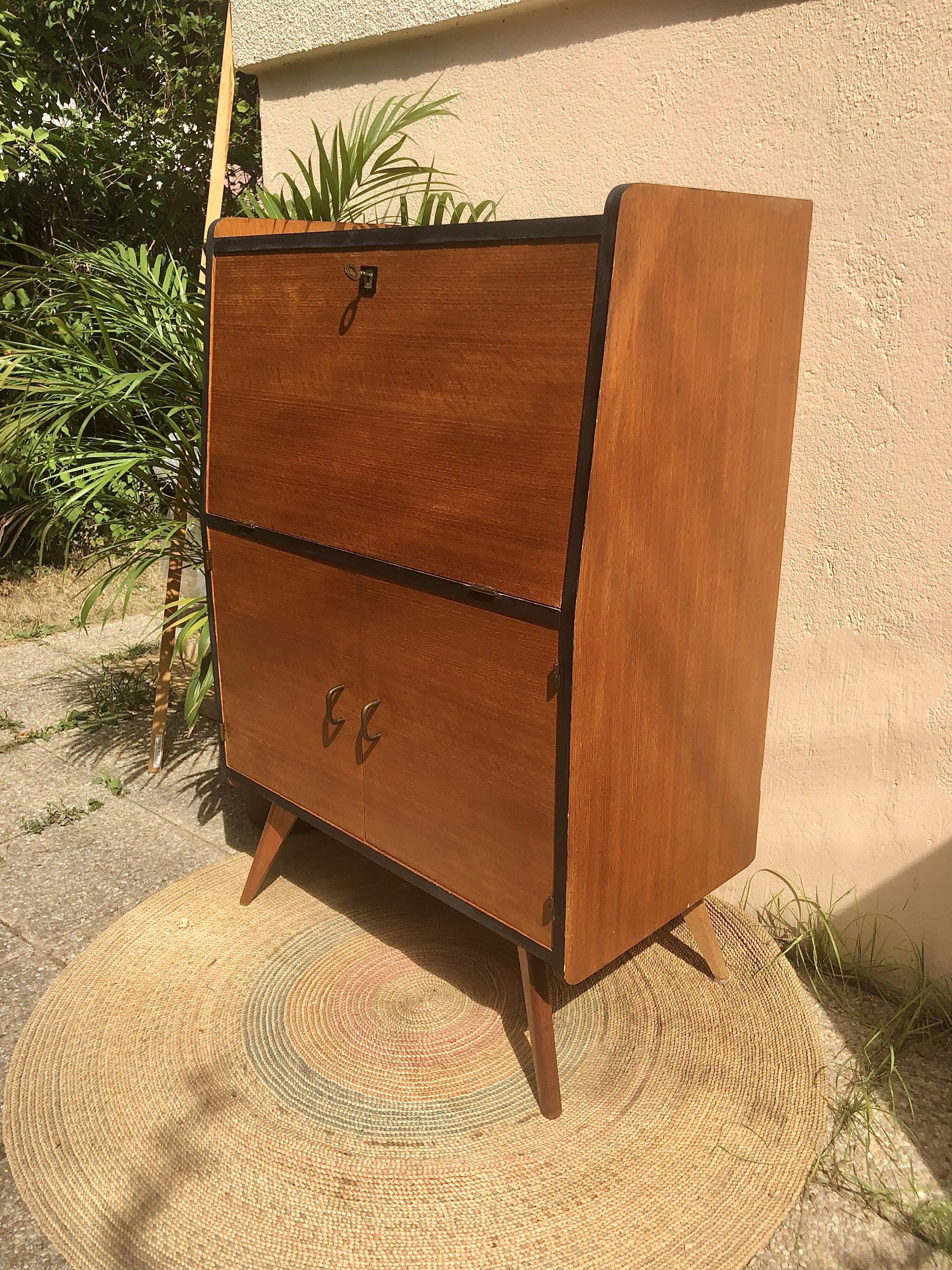 Scandinavian secretary compass feet