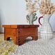 Mini banc de métier ou repose-pieds vintage