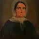 Antique 19th C Portrait Painting of a Beautiful Woman