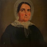Antique 19th C Portrait Painting of a Beautiful Woman