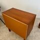 Small chest of drawers or bedside table in teak, Scandinavian design from the 70s vintage