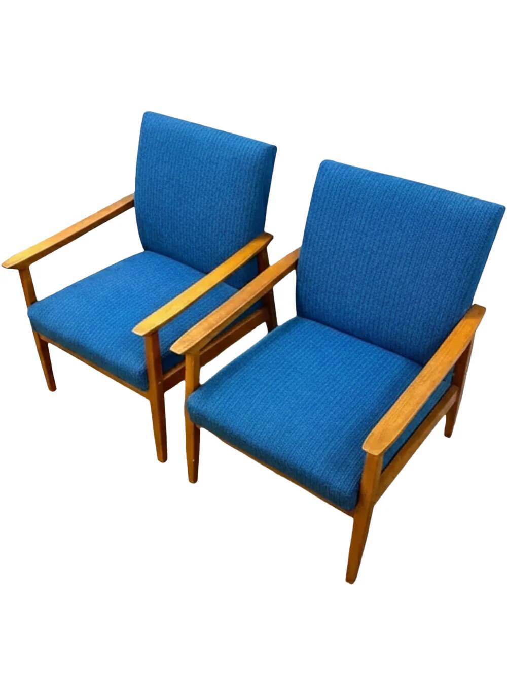Set of 2 Retro Armchairs, TON, 1960s, Czechoslovakia