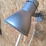 Vintage brushed aluminum wall light