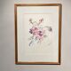 Still life, flower throw, signed and dated 92