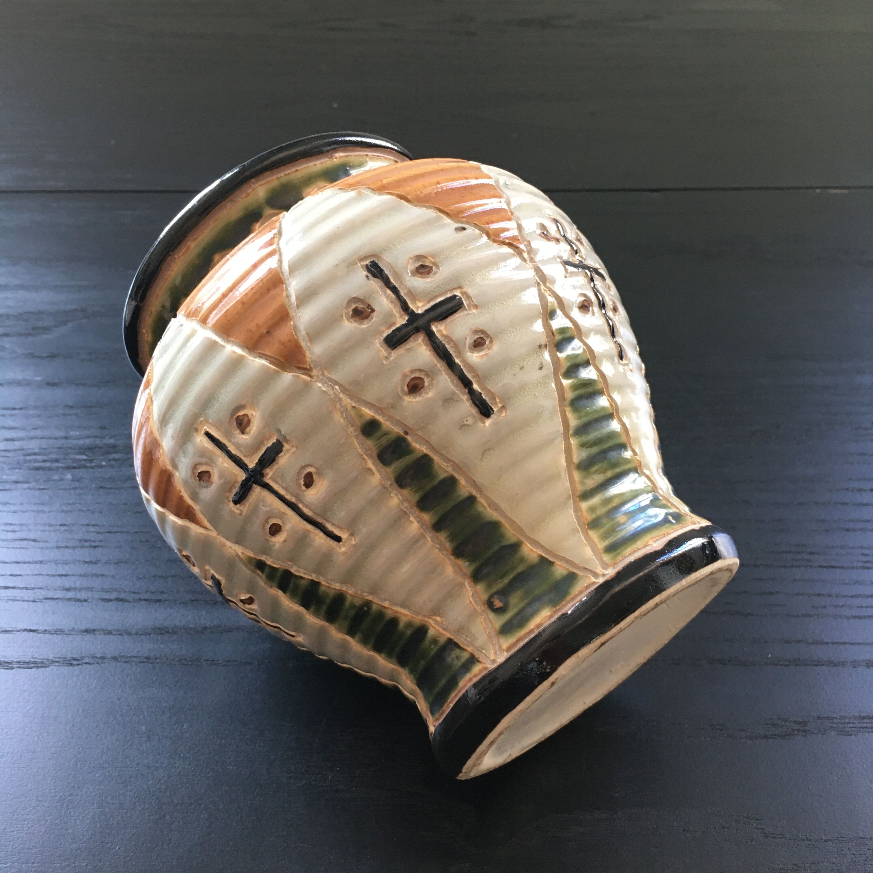 Ethnic decor vase