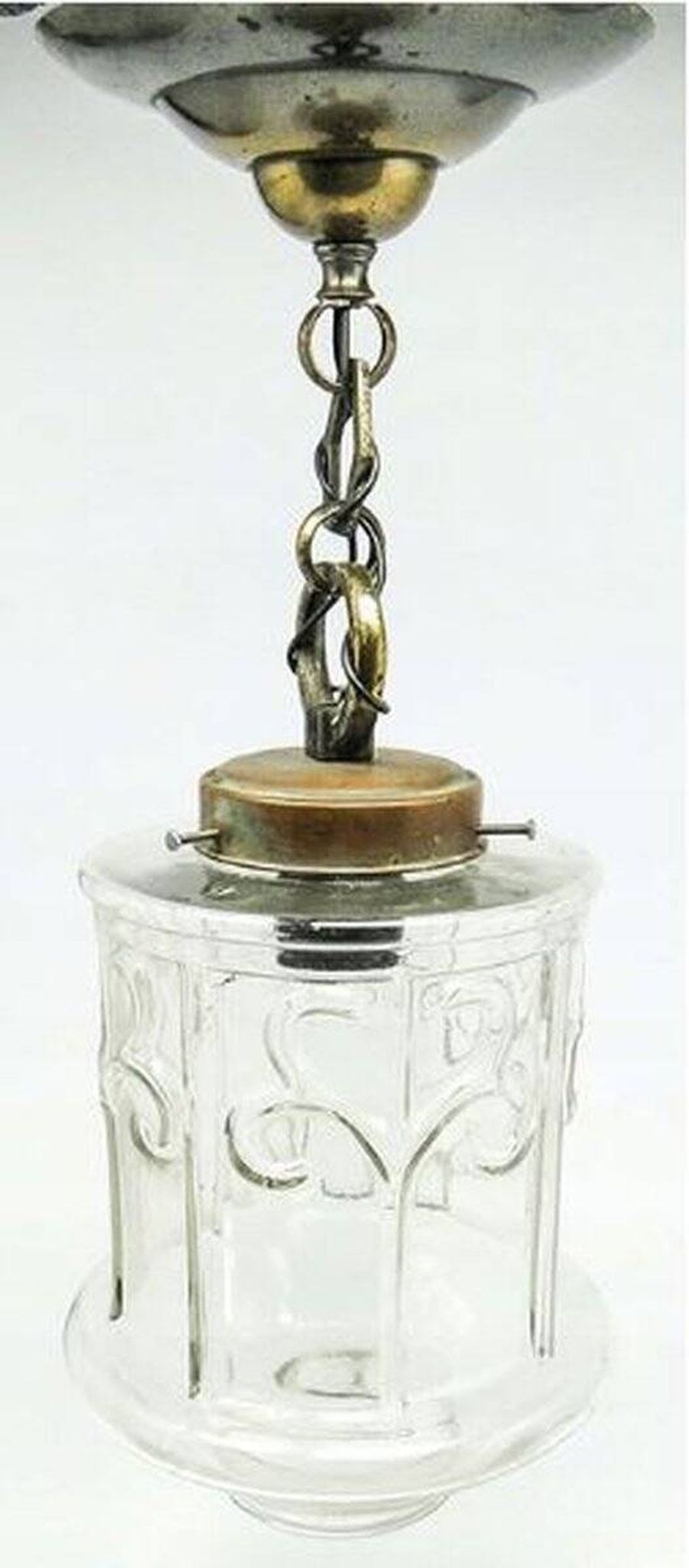 Art Nouveau pendant lamp, France, 1890s