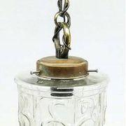 Art Nouveau pendant lamp, France, 1890s