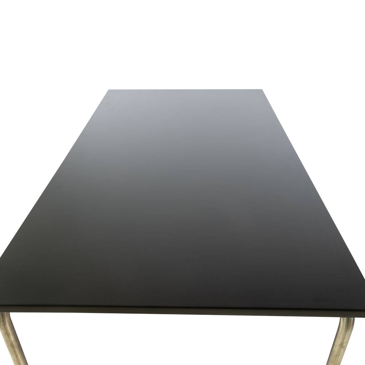 1960s desk in Bauhaus style, black lacquered