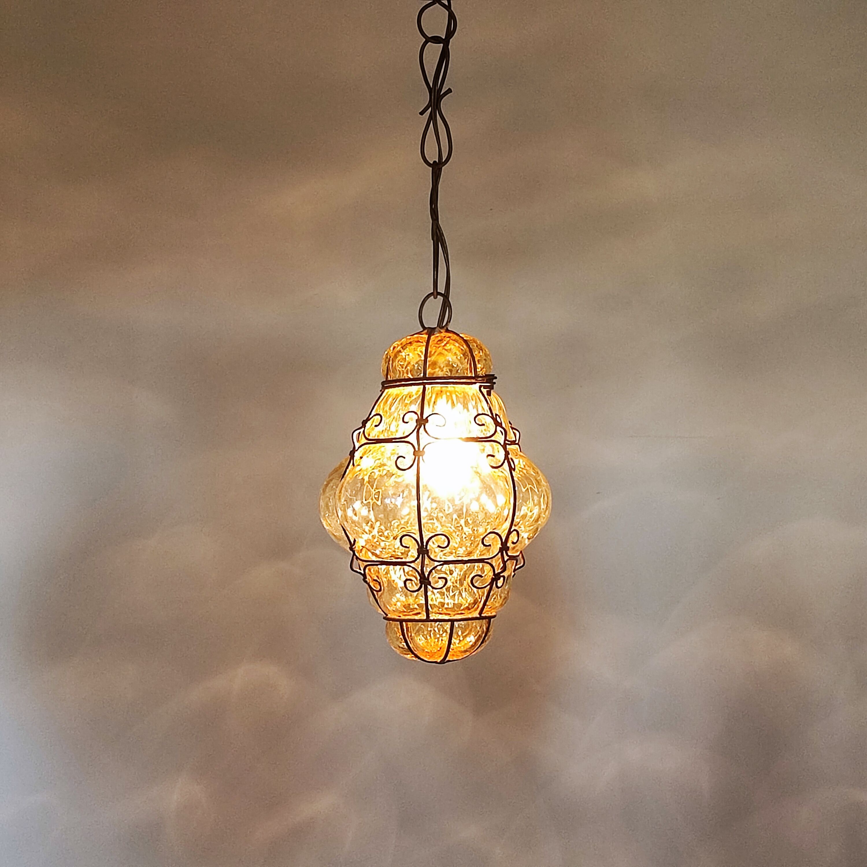 Venetian blown glass suspension