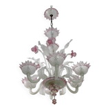 20th Century Modern Venetian Murano Glass Chandelier "Ca'rezzonico" Style