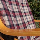 Rocking chair in pine, 1970s