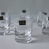 Series of 6 'Sèvres crystal' glasses