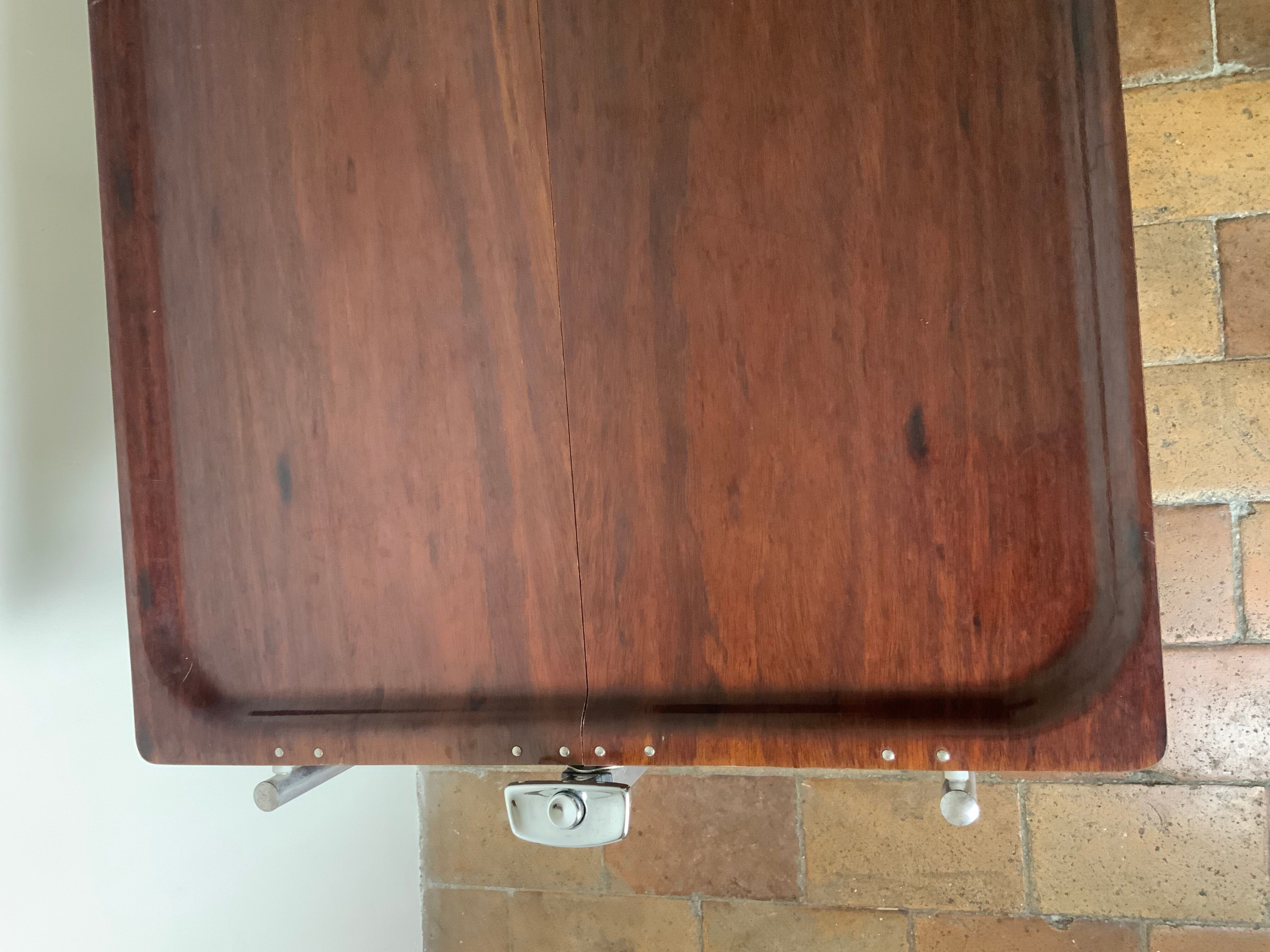 Vintage 70s folding dessert trolley