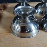4 stainless steel ice cream cups