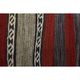 1970s Vintage Turkish Oushak Handmade Wool Cotton Red Runner Rug 125x205