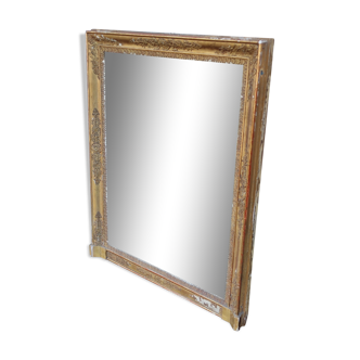 Ancien miroir doré 19 ème