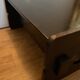 Scandinavian coffee table in brown wood from the 60s and 70s