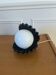 Vintage ceramic shell lamp