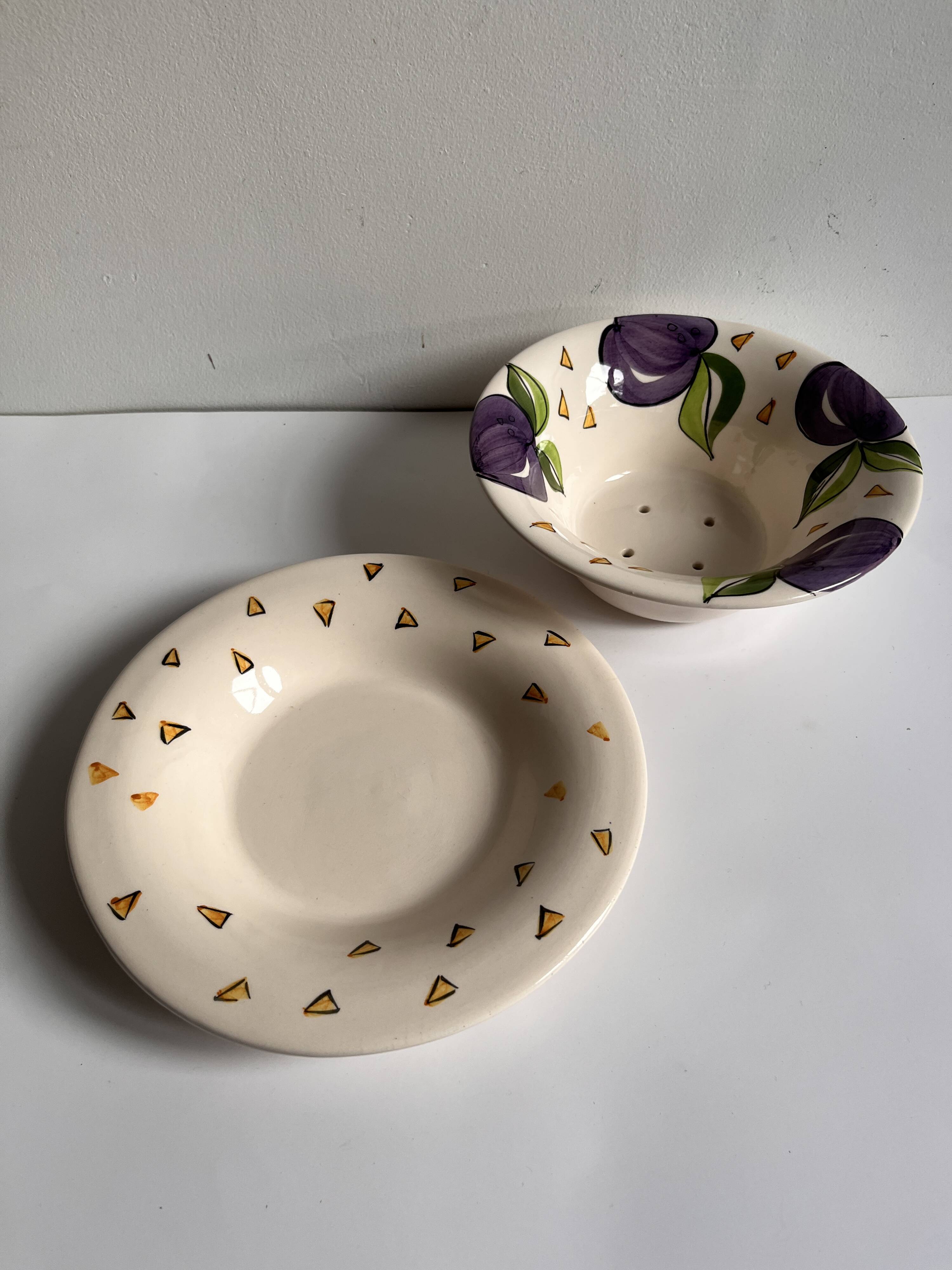 Ceramic colander