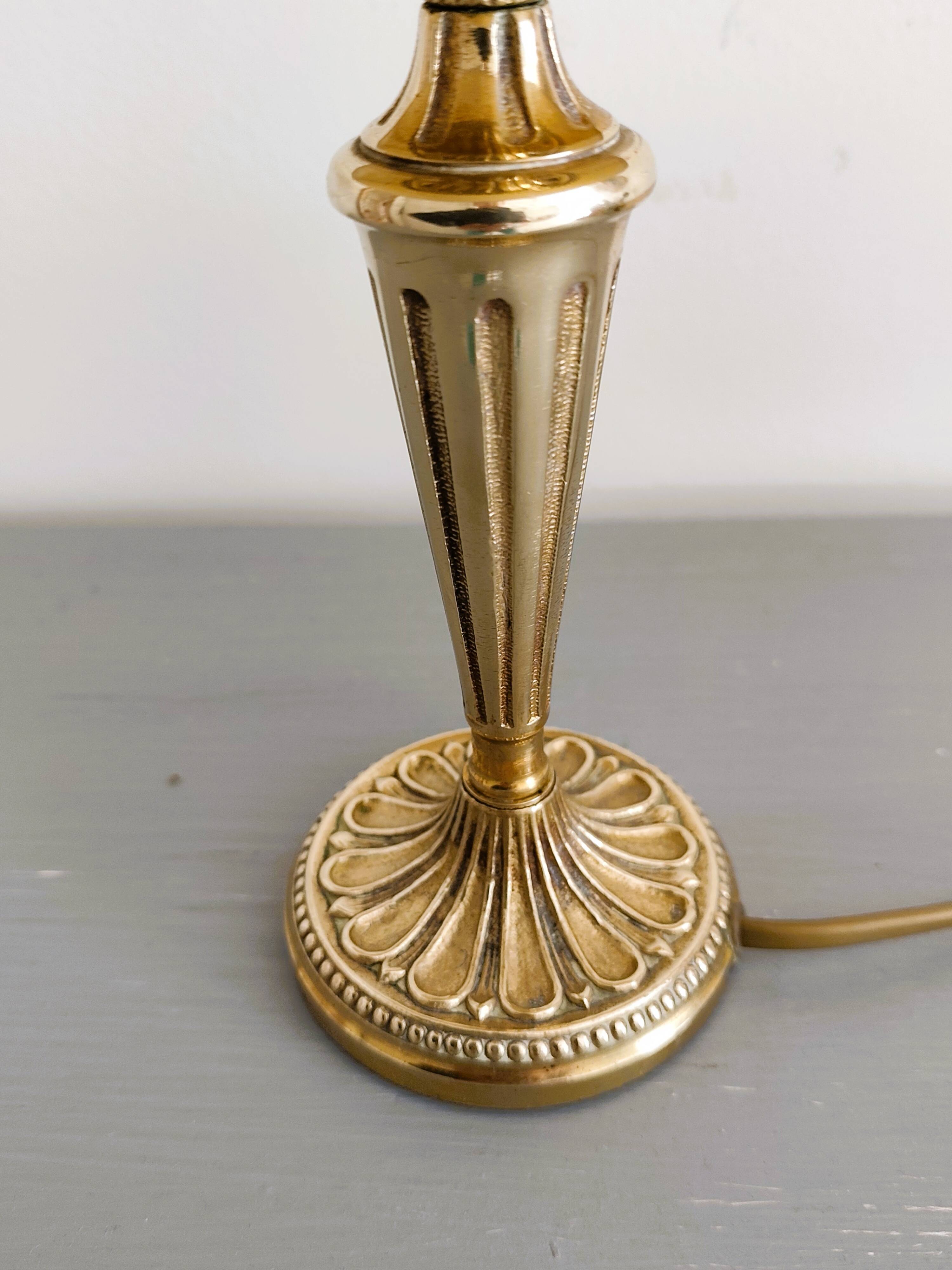 Lampe à poser ancienne en bronze