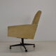 Mid-century swivel armchair with wheels 1970's