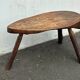 Table basse tripode brutaliste 