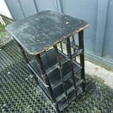 Black bamboo shelf