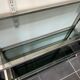 Display bookshelf modular wall shelf glass and chrome vintage 1970s