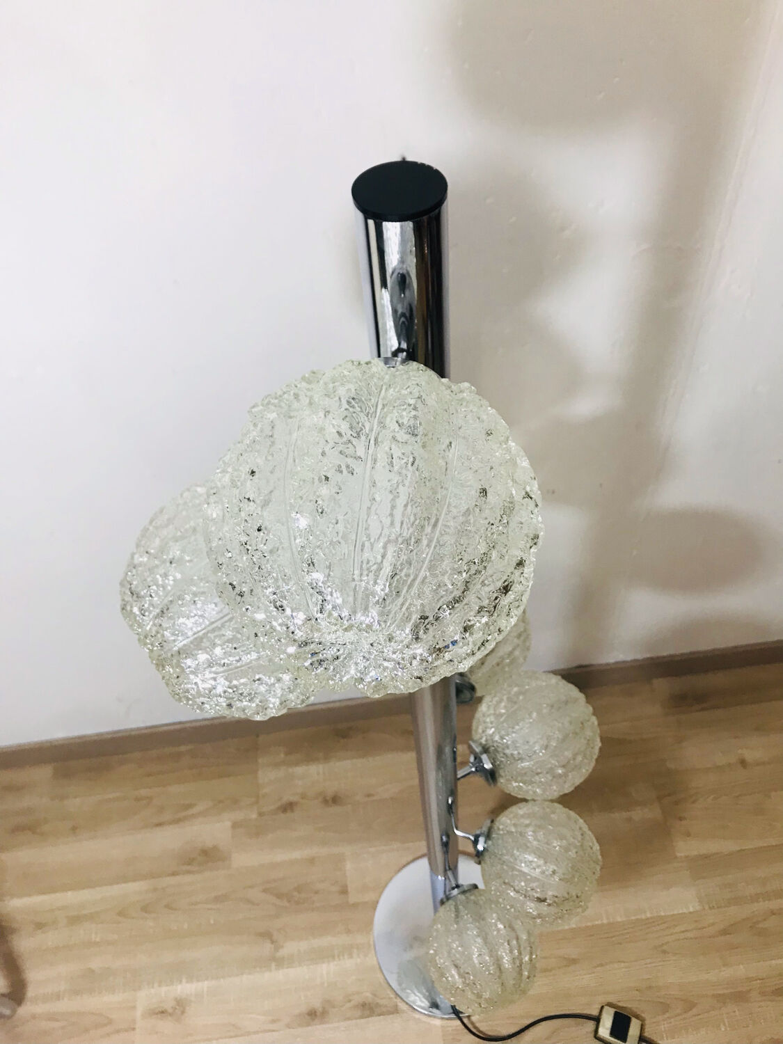 8-light floor lamp from the 70s