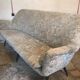 Vintage bench 1940-60's shape basket compass feet