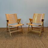 Paire de fauteuils pliants Niko Kralj
