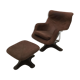 Chair and ottoman by Yrjö Kukkapuro, Haimi 1965