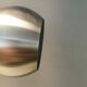Lampe à suspension danoise originale en métal argenté, modèle "Ball" conçue par Benny Frandsen 1980