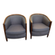 Pair of Art Deco armchairs