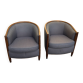 Pair of Art Deco armchairs