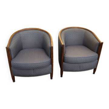 Pair of Art Deco armchairs