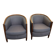 Pair of Art Deco armchairs