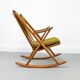 Midcentury Teak Rocking Chair by Frank Reenskaug for Bramin, 1960s