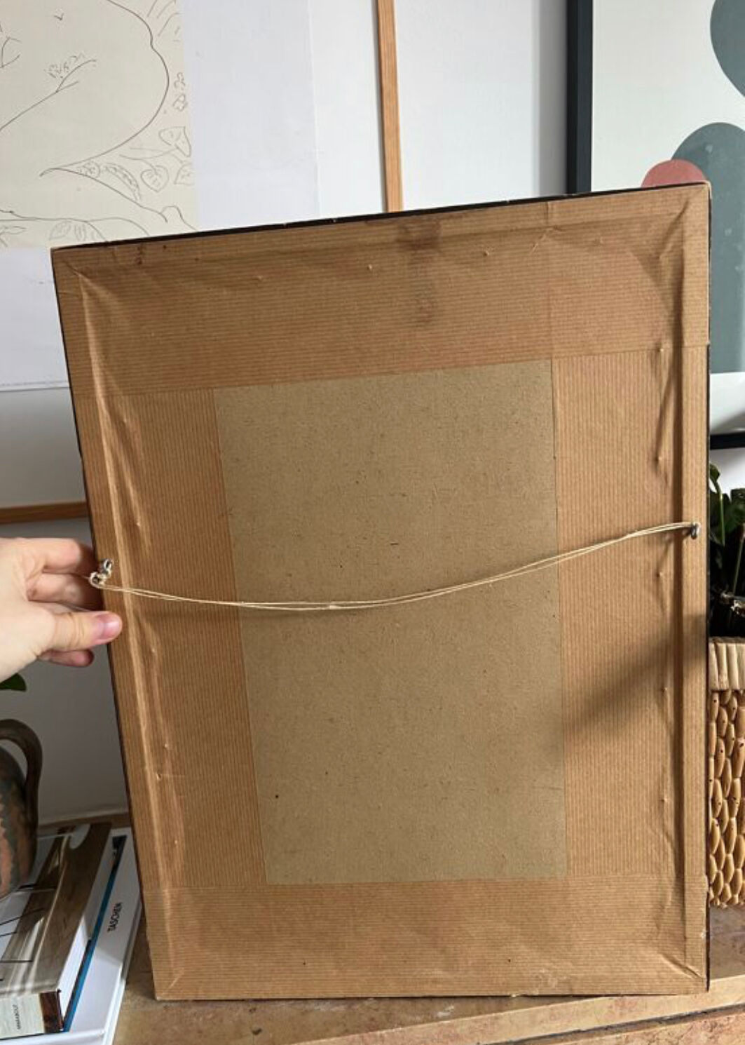 Framed vintage orchestra poster