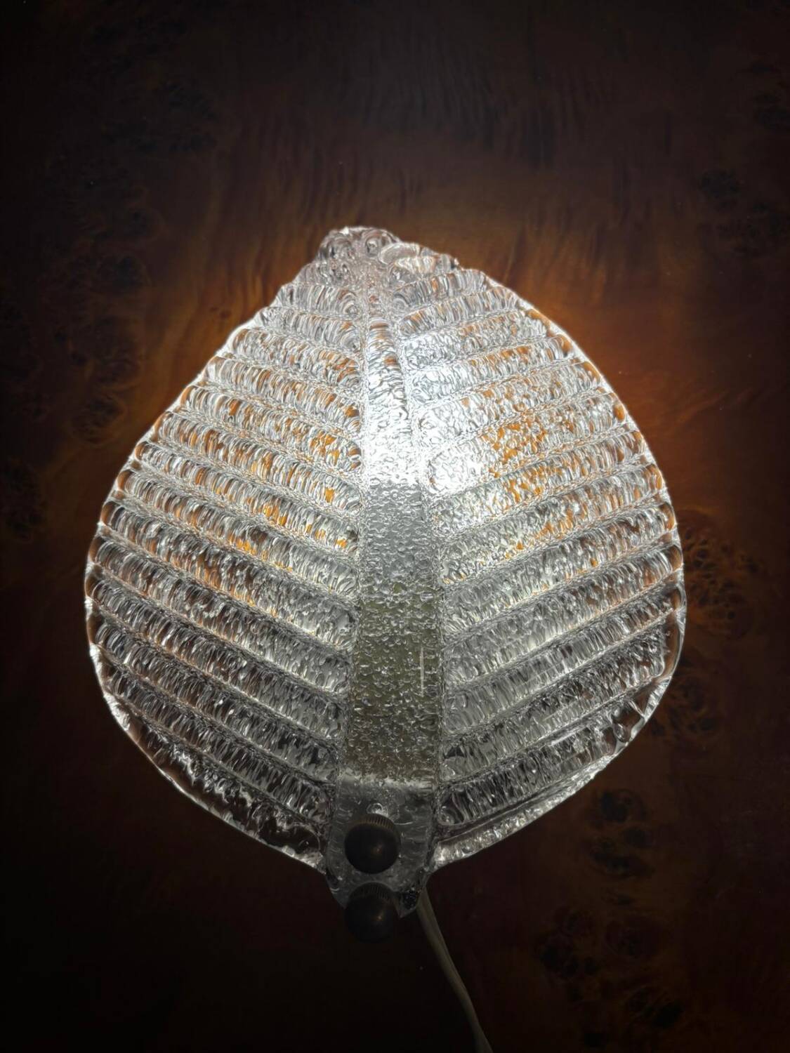 Murano wall light "leaf" by BAROVIER ET TOSO