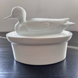 Porcelain duck terrine