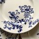 Sarreguemines ironstone flat plates, Damascus model