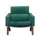 Green armchair, Danish design, 1970s, production: Denmark