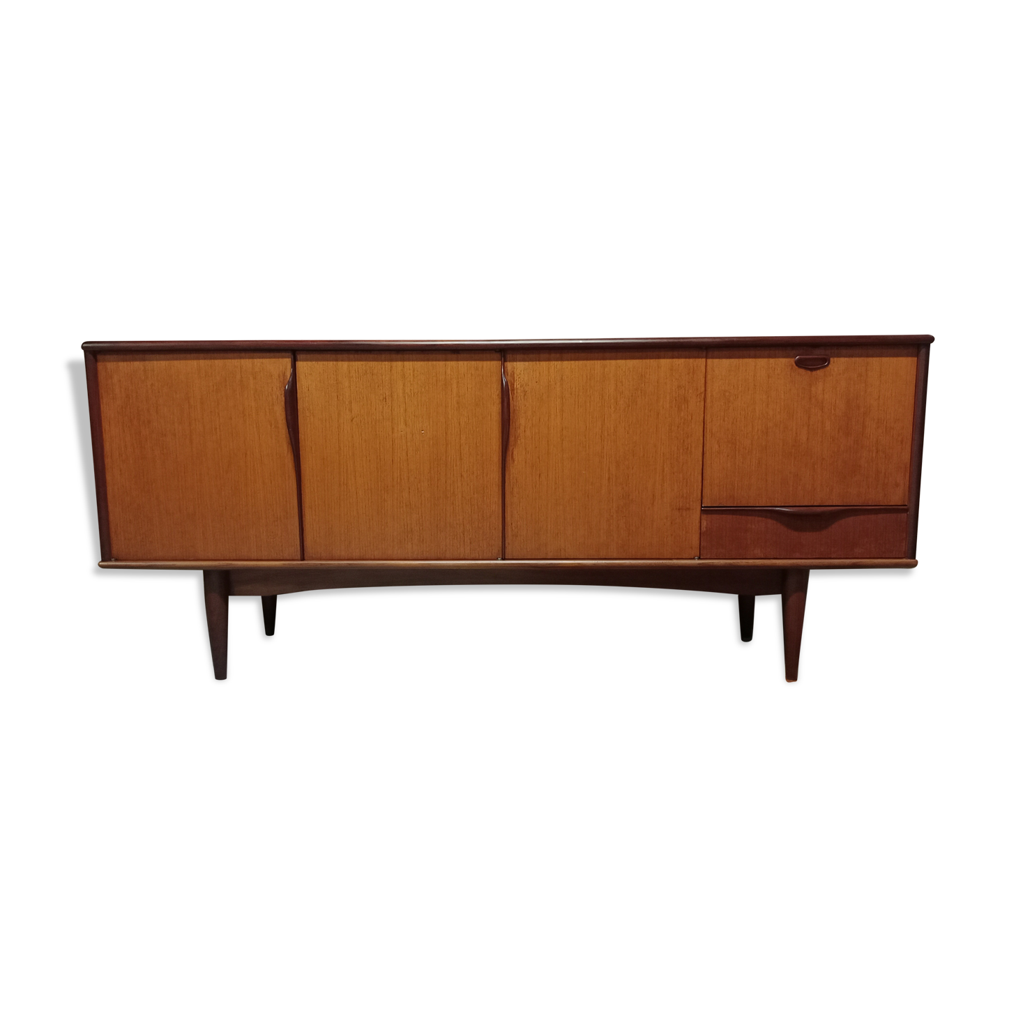 Scandinavian design enfilade in teak