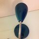 Desk lamp metal blue duck and chrome