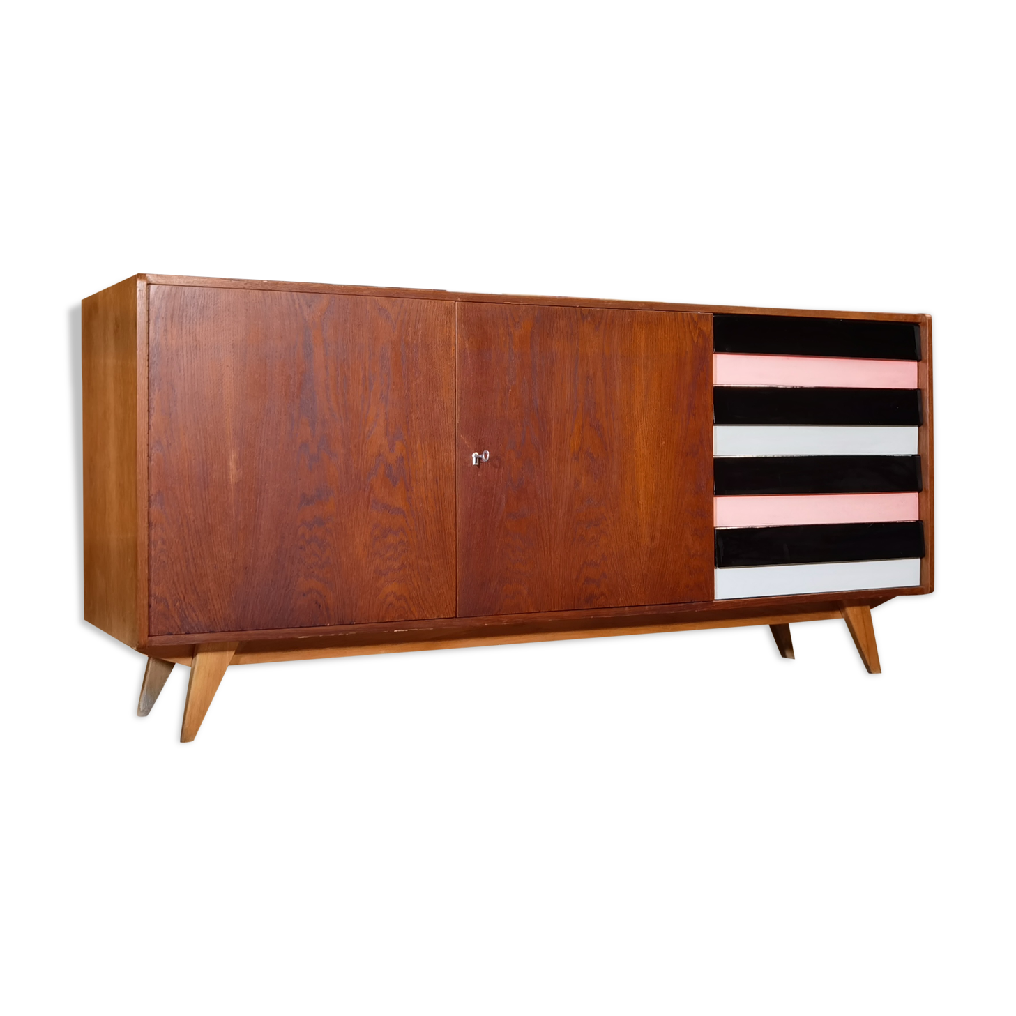 Sideboard U-460 by Jiri Jiroutek Rose and Grise