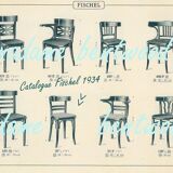 4 Fischel Wissembourg bistro chairs from the 1930s