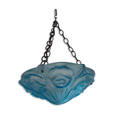 Glass chandelier Degué Blue