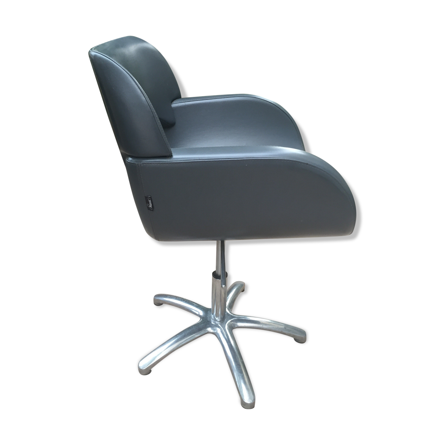 Fauteuil en skai Maletti