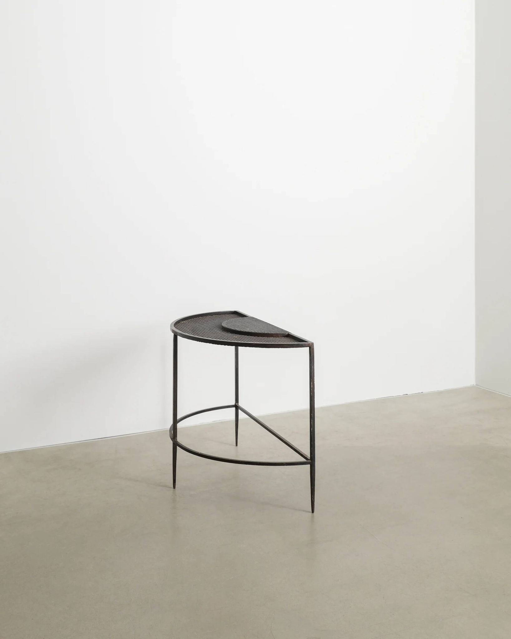 Decorative French Mid Century Side Console Table by Mathieu Matégot, 1950s